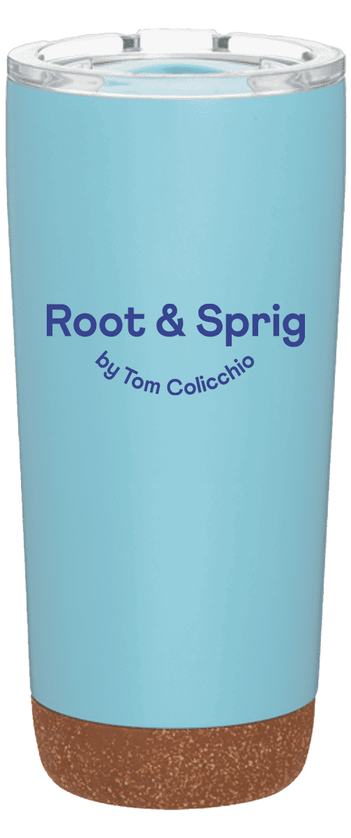 Baby Blue Root & Sprig Tumbler
